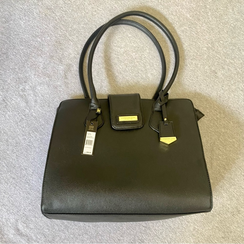 NWT London Fog Simmone Satchel Bag Purse